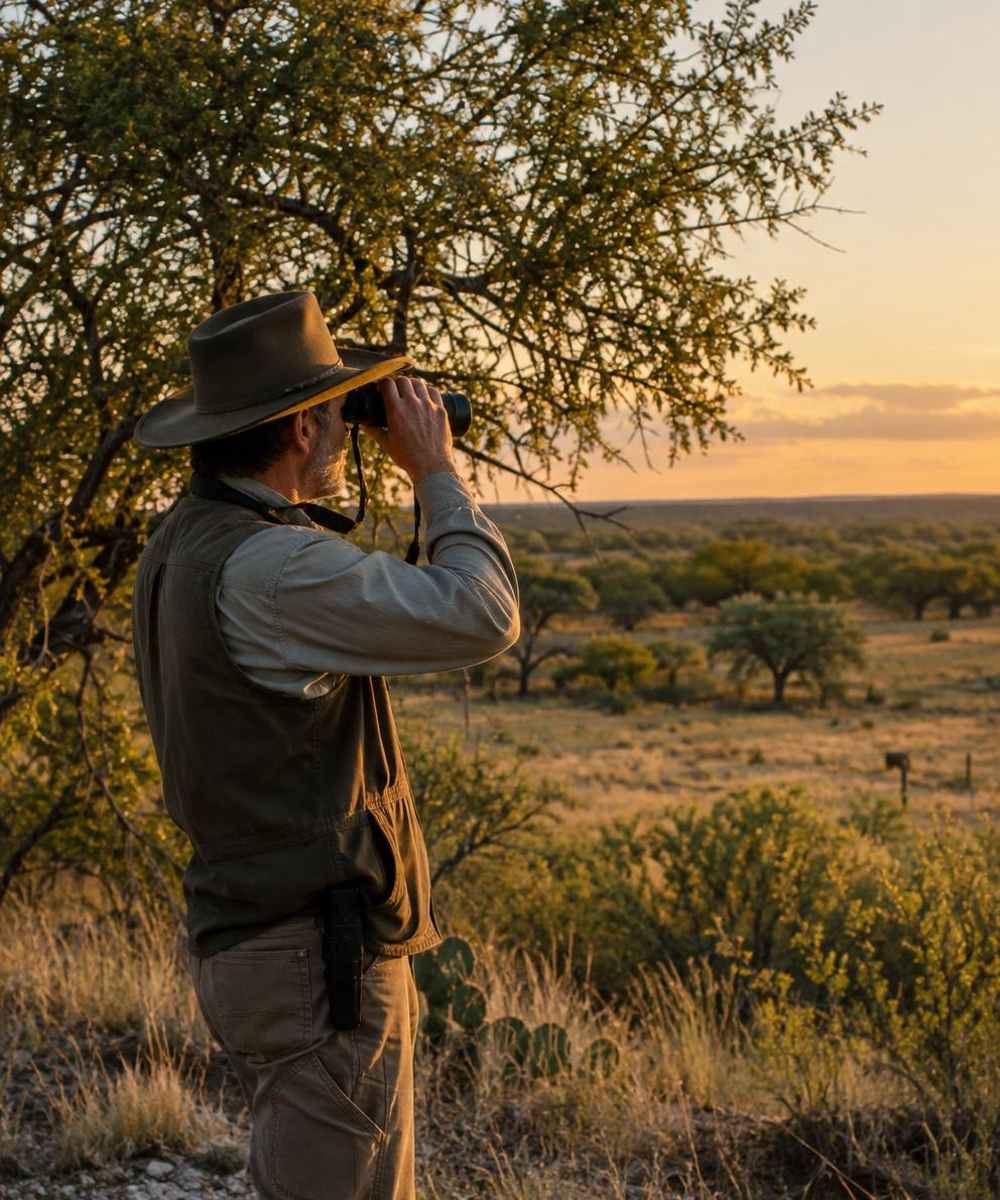 Texas ranch guide in the countryside