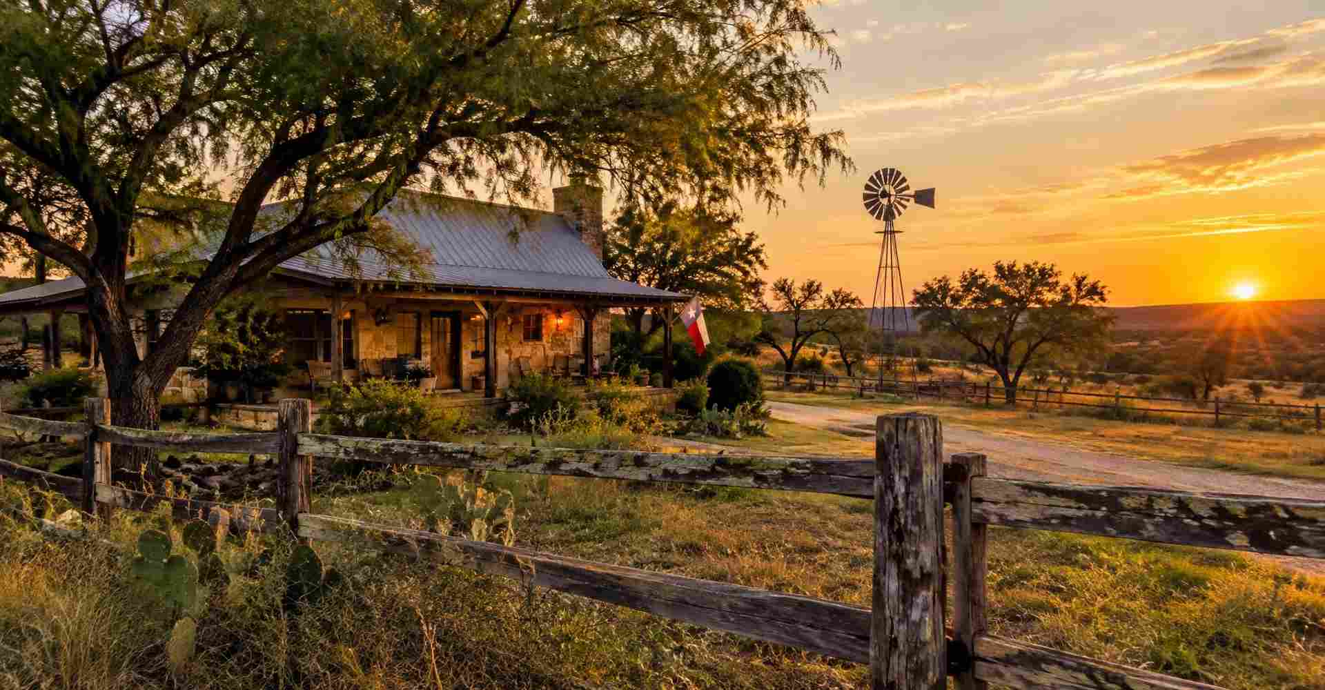 Rustic Texas ranch and countryside